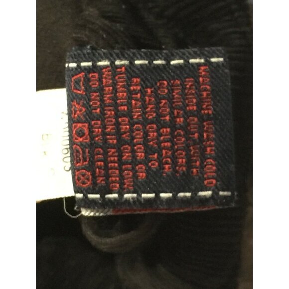 Worn Jeans Women Medium Button-Front Corduroy Jacket Pocket Black Stretch Casual - Picture 9 of 11